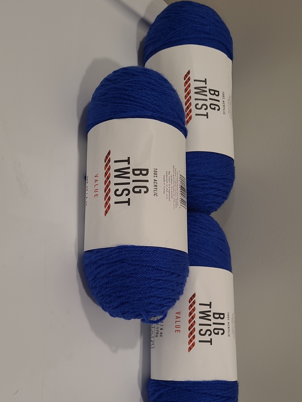 Value Acrylic Yarn - Royal Blue